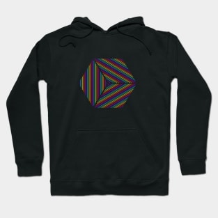 3D Rainbow Cube Hoodie